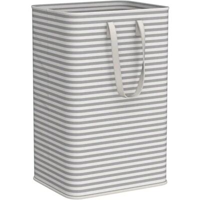 DMI Panier à Linge Pliable 75L Gris Imperméable avec Poignées - Grande Corbeille Vêtements Sale Chambre Lavande - Publicité DMI Panier à Linge Pliable 75L Gris Imperméable avec Poignées - Grande Corbeille Vêtements Sale Chambre Lavande - Publicité