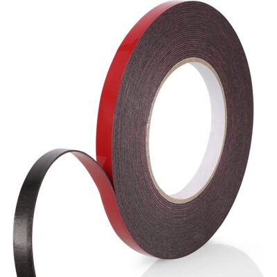 HANDEIU Scotch Double Face Extra Fort1Rouleau Noir Mousse PE Film Rouge Imperméable et ultra Résistant aux Hautes Températures Ruban - Publicité HANDEIU Scotch Double Face Extra Fort1Rouleau Noir Mousse PE Film Rouge Imperméable et ultra Résistant aux Hautes Températures Ruban - Publicité
