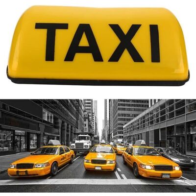 Jaune chaud - Panneau de signalisation de Taxi lampe magnétique de toit de voiture lumière LED étanche 12V - Publicité Jaune chaud - Panneau de signalisation de Taxi lampe magnétique de toit de voiture lumière LED étanche 12V - Publicité