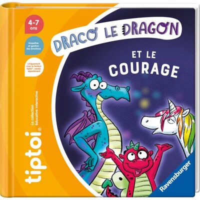 Ravensburger-tiptoi®-Livre interactif-Draco le dragon et le Courage-Jeu éducatif électronique sans écran-dès 4 ans-13099075 - Publicité Ravensburger-tiptoi®-Livre interactif-Draco le dragon et le Courage-Jeu éducatif électronique sans écran-dès 4 ans-13099075 - Publicité