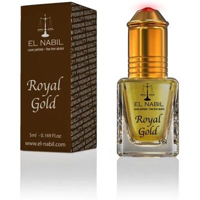 EL NABIL – ROYAL GOLD – 5 ml – Parfum – Oriental Ambré Gourmand - Publicité EL NABIL – ROYAL GOLD – 5 ml – Parfum – Oriental Ambré Gourmand - Publicité