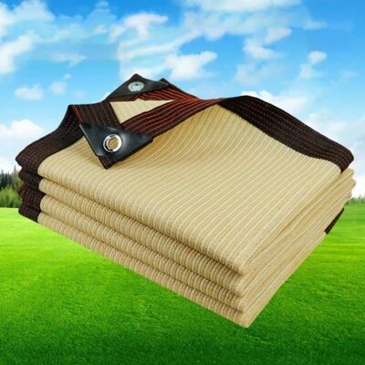 AIMOONSA Filet dombrage 3x5 m HDPE 75-90% anti-UV beige - Voile dombrage extérieur Beige - Publicité AIMOONSA Filet dombrage 3x5 m HDPE 75-90% anti-UV beige - Voile dombrage extérieur Beige - Publicité
