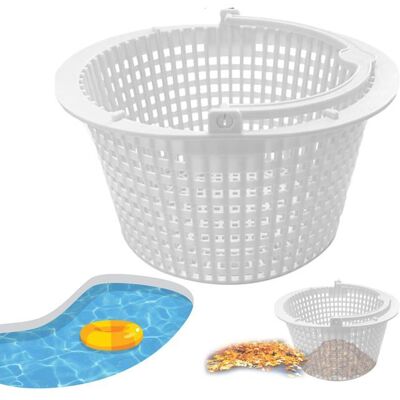 Panier skimmer piscine - 1 pièce 16cm avec poignée - Filtre efficace anti-blocage - Convient pour entretien piscine Cuneary - Publicité Panier skimmer piscine - 1 pièce 16cm avec poignée - Filtre efficace anti-blocage - Convient pour entretien piscine Cuneary - Publicité