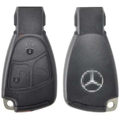 Taille -3 bouton coque de clé télécommande pour Mercedes Benz classe A B C E W203 W204 W205 W210 W211 W212 W221 Noir - Publicité Taille -3 bouton coque de clé télécommande pour Mercedes Benz classe A B C E W203 W204 W205 W210 W211 W212 W221 Noir - Publicité