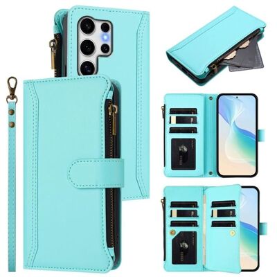 RASENA Coque pour Samsung Galaxy S25 Ultra 6.9 Etui Portefeuille en Cuir PU Housse Porte-Cartes avec DragonneVert menthe Vert - Publicité RASENA Coque pour Samsung Galaxy S25 Ultra 6.9 Etui Portefeuille en Cuir PU Housse Porte-Cartes avec DragonneVert menthe Vert - Publicité