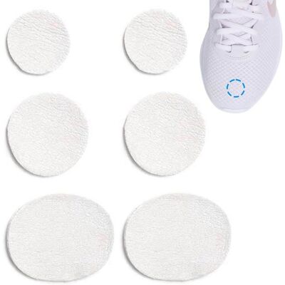 Patch chaussure trou-24BlancRéparation talon adhésif protection sneaker hole repair-Patch Aucunely - Publicité Patch chaussure trou-24BlancRéparation talon adhésif protection sneaker hole repair-Patch Aucunely - Publicité