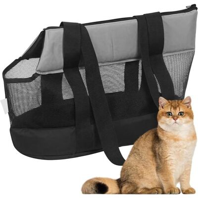 HANDEIU Sac de transport respirant pour chien Sac de transport respirant pour chien de petite et moyenne taille Noir Noir - Publicité HANDEIU Sac de transport respirant pour chien Sac de transport respirant pour chien de petite et moyenne taille Noir Noir - Publicité