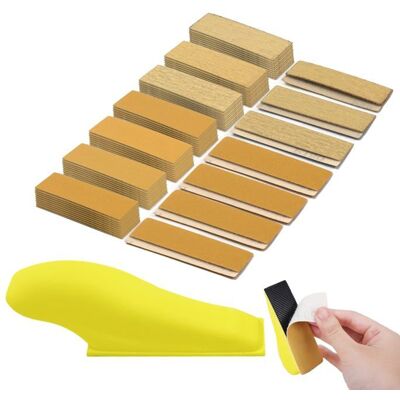 Micro-Ponceuse Manuelle - Lot de 71 Grains 80-600 - Papier Abrasif Bloc Ponçage - Bois Métal ALURRA - Publicité Micro-Ponceuse Manuelle - Lot de 71 Grains 80-600 - Papier Abrasif Bloc Ponçage - Bois Métal ALURRA - Publicité