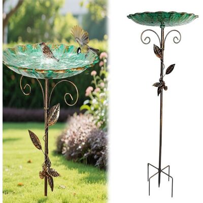 Bain oiseaux jardin métal - 1 pièce grand résistant gel - Abreuvoir oiseaux sauvages Corvina - Publicité Bain oiseaux jardin métal - 1 pièce grand résistant gel - Abreuvoir oiseaux sauvages Corvina - Publicité