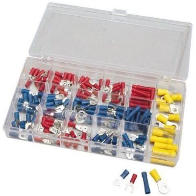 Draper 18160 Coffret de cosses Faston 150 pièces… - Publicité Draper 18160 Coffret de cosses Faston 150 pièces… - Publicité