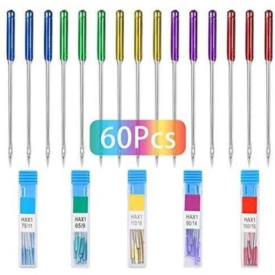 aiguilles de machine à coudre point60pcs pour machine à coudre BrotherJanomeVarmaxtailles HAX1 65/975/1190/14100/16110/18 - Publicité aiguilles de machine à coudre point60pcs pour machine à coudre BrotherJanomeVarmaxtailles HAX1 65/975/1190/14100/16110/18 - Publicité