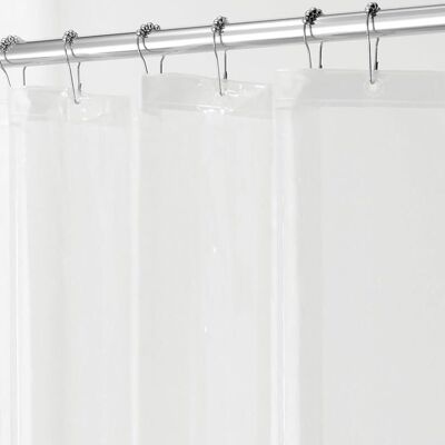 HANDEIU Rideau de douche transparent 3.0doublure de salle de bain transparente en PEVA anti-moisissure - Publicité HANDEIU Rideau de douche transparent 3.0doublure de salle de bain transparente en PEVA anti-moisissure - Publicité