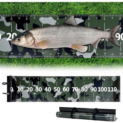 Tapis mesure poisson - 1 pc 30x120cm - Règle roulable pratique pour pêche marine portable - Accessoire Aucunely - Publicité Tapis mesure poisson - 1 pc 30x120cm - Règle roulable pratique pour pêche marine portable - Accessoire Aucunely - Publicité