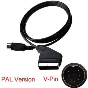 Câble péritel AV RGB Scart pour Sega Mégadrive 1 PAL - Genesis - Vpin - Straße Game ® Noir - Publicité Câble péritel AV RGB Scart pour Sega Mégadrive 1 PAL - Genesis - Vpin - Straße Game ® Noir - Publicité