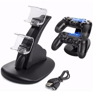 ONEVER Charge Dock Pour Sony Playstation 4 Contrôleur Gamepad Double De Charge Chargeur Pour PS4 Jeux Accessoires Noir - Publicité ONEVER Charge Dock Pour Sony Playstation 4 Contrôleur Gamepad Double De Charge Chargeur Pour PS4 Jeux Accessoires Noir - Publicité