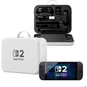 AFAITH Sac de rangement grande capacité Étui de protection pour Nintendo Switch2 Étui de transport étanche Protégé pour console Blanc - Publicité AFAITH Sac de rangement grande capacité Étui de protection pour Nintendo Switch2 Étui de transport étanche Protégé pour console Blanc - Publicité
