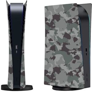 Adobe Plaques Faciales Camouflage pour Console PS5 Digital Edition Accessoires Playstation 5 Plaque de Remplacement pour Coque Gris - Publicité Adobe Plaques Faciales Camouflage pour Console PS5 Digital Edition Accessoires Playstation 5 Plaque de Remplacement pour Coque Gris - Publicité
