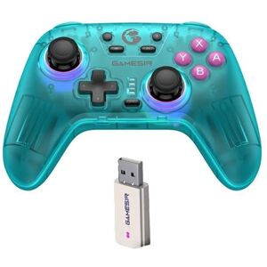 AMORUS Manette de jeu Bluetooth 2.4G pour Nintendo Switch / PC / Android / iOS / Windows - Vert Vert - Publicité AMORUS Manette de jeu Bluetooth 2.4G pour Nintendo Switch / PC / Android / iOS / Windows - Vert Vert - Publicité