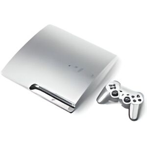 Console de salon Sony PS3 Slim 320 Go - Gris avec manette silver Gris - Publicité Console de salon Sony PS3 Slim 320 Go - Gris avec manette silver Gris - Publicité