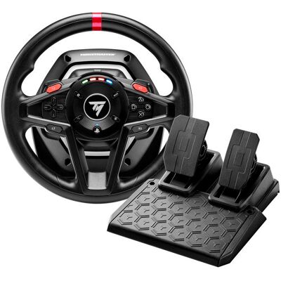 Pack Volant + Pédalier - THRUSTMASTER - T128 SimTask Farming - Compatible PC et PS5 - Noir Noir - Publicité Pack Volant + Pédalier - THRUSTMASTER - T128 SimTask Farming - Compatible PC et PS5 - Noir Noir - Publicité