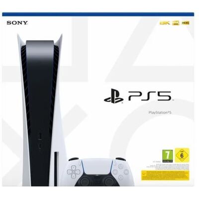 Console de salon - Sony - Playstation 5 Disk Edition - 825 Go - 4K - HDR Blanc - Publicité Console de salon - Sony - Playstation 5 Disk Edition - 825 Go - 4K - HDR Blanc - Publicité