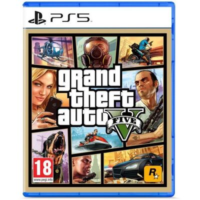Jeu vidéo - ROCKSTAR - Grand Theft Auto V - PS5 - Action - Blu-Ray - PEGI 18+ - Publicité Jeu vidéo - ROCKSTAR - Grand Theft Auto V - PS5 - Action - Blu-Ray - PEGI 18+ - Publicité