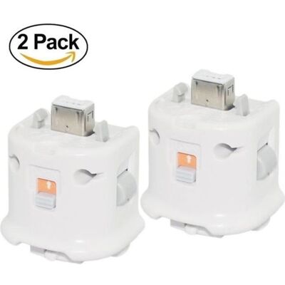 Adaptateur Motion Plus - Tiers - Wii Remote - Blanc - 2 pièces - Compatible Nunchuk Blanc - Publicité Adaptateur Motion Plus - Tiers - Wii Remote - Blanc - 2 pièces - Compatible Nunchuk Blanc - Publicité