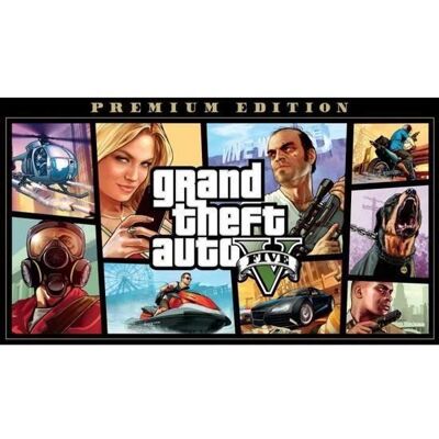 Jeu vidéo - Rockstar Games - GTA V - Version Premium Online - PC - Téléchargeable - Publicité Jeu vidéo - Rockstar Games - GTA V - Version Premium Online - PC - Téléchargeable - Publicité