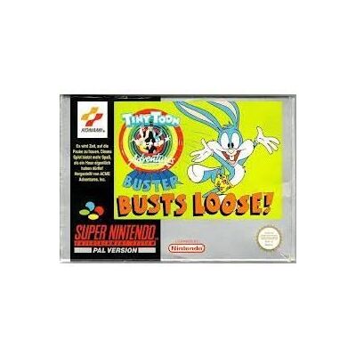 Konami jeu pour nintendo super nes busts loose - Publicité Konami jeu pour nintendo super nes busts loose - Publicité