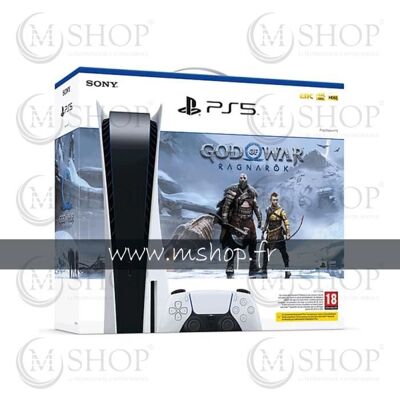Console PlayStation 5 God of War Ragnarok - Sony - Edition Limitée - PS5 - 825 Go Blanc - Publicité Console PlayStation 5 God of War Ragnarok - Sony - Edition Limitée - PS5 - 825 Go Blanc - Publicité