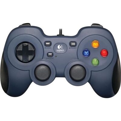 Manette PC - Logitech G - Gamepad F310 - Filaire - Bleu Bleu - Publicité Manette PC - Logitech G - Gamepad F310 - Filaire - Bleu Bleu - Publicité