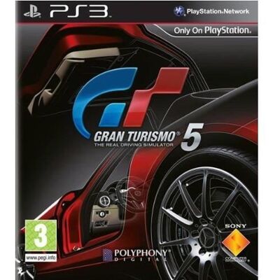 Jeu vidéo - Gran Turismo 5 - PS3 - Course - PEGI 3+ - Publicité Jeu vidéo - Gran Turismo 5 - PS3 - Course - PEGI 3+ - Publicité