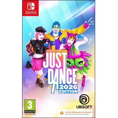 Ubisoft Just Dance 2026 - Jeu Nintendo Switch - Code in a Box - Publicité Ubisoft Just Dance 2026 - Jeu Nintendo Switch - Code in a Box - Publicité