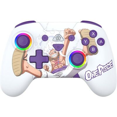 Manette sans fil - Nintendo Switch / Switch OLED / Switch 2 - One Piece Luffy Gear 5 - Bluetooth - Blanc - SUBSONIC Blanc - Publicité Manette sans fil - Nintendo Switch / Switch OLED / Switch 2 - One Piece Luffy Gear 5 - Bluetooth - Blanc - SUBSONIC Blanc - Publicité