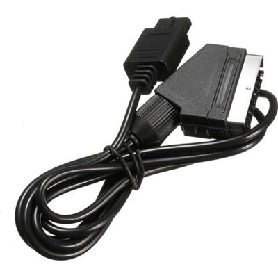 Câble AV RGB SCART pour Nintendo GameCube, N64, Super NES - Câble pour Consoles Rétro - Publicité Câble AV RGB SCART pour Nintendo GameCube, N64, Super NES - Câble pour Consoles Rétro - Publicité