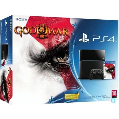 SONY COMPUTER ENTERTAINMENT PS4 500 Go Noire + God of War 3 Remastered Noir - Publicité SONY COMPUTER ENTERTAINMENT PS4 500 Go Noire + God of War 3 Remastered Noir - Publicité