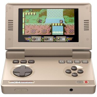 BLAZE ENTERTAINMENT Console rétro portable - EVERCADE - The C64 Handheld Beige - Publicité BLAZE ENTERTAINMENT Console rétro portable - EVERCADE - The C64 Handheld Beige - Publicité