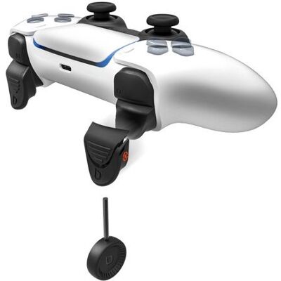 Bionik - Quickshot Pro PS5 avec Housse Blanc - Publicité Bionik - Quickshot Pro PS5 avec Housse Blanc - Publicité