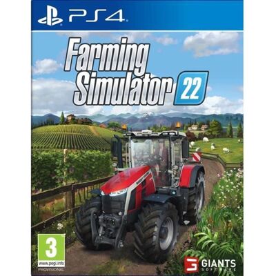 Jeu vidéo - SONY COMPUTER ENTERTAINMENT - Farming Simulator 22 - PS4 - Simulation - 1-6 joueurs - Publicité Jeu vidéo - SONY COMPUTER ENTERTAINMENT - Farming Simulator 22 - PS4 - Simulation - 1-6 joueurs - Publicité