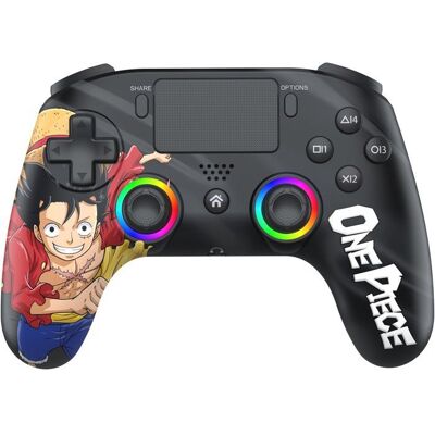 Manette sans fil - PS5 / PC - One Piece Luffy Fishman - Bluetooth - Noir - SUBSONIC Noir - Publicité Manette sans fil - PS5 / PC - One Piece Luffy Fishman - Bluetooth - Noir - SUBSONIC Noir - Publicité