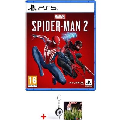 SONY COMPUTER ENTERTAINMENT Jeu vidéo - Marvel - Spider-Man 2 - PS5 - Action - Aventure - Flash LED OFFERT - Publicité SONY COMPUTER ENTERTAINMENT Jeu vidéo - Marvel - Spider-Man 2 - PS5 - Action - Aventure - Flash LED OFFERT - Publicité