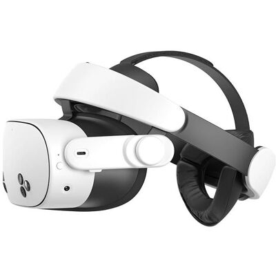 KIWI design H4 Halo Sangle de Tête de Confort Compatible avec Meta Quest 3/3S Accréditée par Meta Tête Légère sans Batterie Noir - Publicité KIWI design H4 Halo Sangle de Tête de Confort Compatible avec Meta Quest 3/3S Accréditée par Meta Tête Légère sans Batterie Noir - Publicité