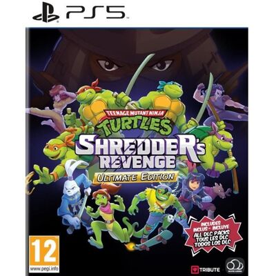 JUST FOR GAMES Jeu vidéo - Silverline - TMNT Shredders Revenge Ultimate Edition - Action - PS5 - PEGI 12+ - Publicité JUST FOR GAMES Jeu vidéo - Silverline - TMNT Shredders Revenge Ultimate Edition - Action - PS5 - PEGI 12+ - Publicité