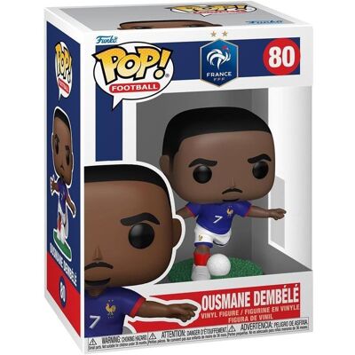 Figurine Funko Pop! - Football France - Ousmane Dembélé - Vinyle Officielle Bleu - Publicité Figurine Funko Pop! - Football France - Ousmane Dembélé - Vinyle Officielle Bleu - Publicité