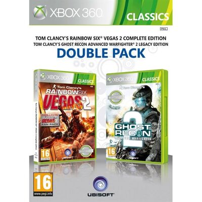 Ubisoft RAINBOW 6 VEGAS 2 + GHOST RECON AW 2 / XBOX 360 - Publicité Ubisoft RAINBOW 6 VEGAS 2 + GHOST RECON AW 2 / XBOX 360 - Publicité