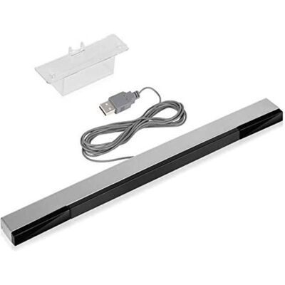 Sensor Bar USB pour Nintendo Wii et Wii U - 2 mètres - Straße Game ® Gris - Publicité Sensor Bar USB pour Nintendo Wii et Wii U - 2 mètres - Straße Game ® Gris - Publicité