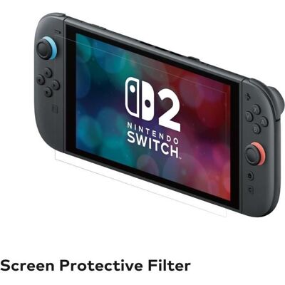 Protection décran verre trempé - HORI - Nintendo Switch 2 - Anti-bulle - Antichoc - Anti-rayures - 100 % transparent Noir - Publicité Protection décran verre trempé - HORI - Nintendo Switch 2 - Anti-bulle - Antichoc - Anti-rayures - 100 % transparent Noir - Publicité