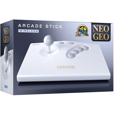 PLAION Stick arcade - NEOGEO - AES+ - Blanc Blanc - Publicité PLAION Stick arcade - NEOGEO - AES+ - Blanc Blanc - Publicité
