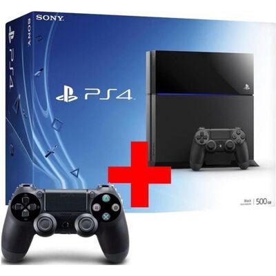 Sony Console de salon - PS4 - 500 Go - Noir - 2 Manettes - Edition Standard Noir - Publicité Sony Console de salon - PS4 - 500 Go - Noir - 2 Manettes - Edition Standard Noir - Publicité