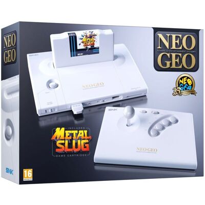 PLAION Console de jeu rétro - NEOGEO - AES+ - Édition Anniversaire Blanc - Publicité PLAION Console de jeu rétro - NEOGEO - AES+ - Édition Anniversaire Blanc - Publicité
